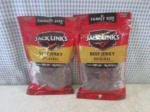(B-1) 2 Family Size Bags Jack Links...