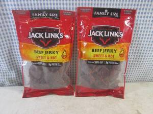 (B-2) 2 Family Size Bags Jack Links...