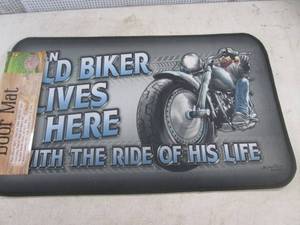 (B-1) An Old Biker Lives Here With...