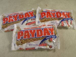 (B-3) 3 Bags of Pay Day Snack Size ...