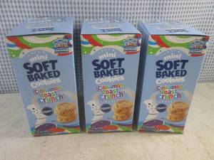 (C-1) 3 Boxes Mini Soft Baked Cinna...