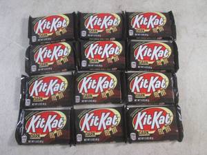 (B-1) 12 Kit Kat Dark Candy Bars Pa...