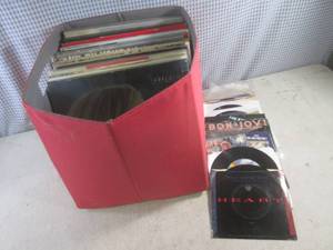 (D-2) Assorted Records Including 45...