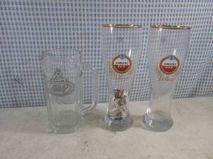 (CS) Pair of Amstel Bier Wheat Glas...