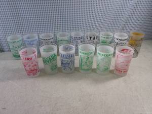 (CSB) Assorted States Collector Gla...