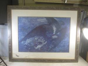 (BR2) Large Framed Print Wall Decor...