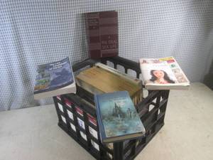 (D-3) Plastic Crate of Misc Books S...