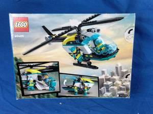 LEGO City Emergency Rescue Helicopter Building Kit 60405, New