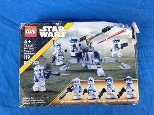 LEGO Star Wars 501st Clone Troopers Battle Pack Set 75345, New