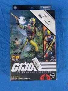 G.I. Joe Classified Python Patrol Cobra Copperhead Action Figure, New