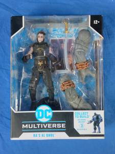 McFarlane Toys DC Gaming Build-A-Figure Arkham City - Ras Al Ghul Action Figure, New