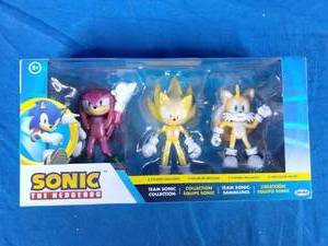 Sonic Heroes Collection Action Figure Set - 3pk, New