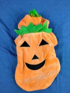 Halloween Pumpkin Dog Costume Size Small