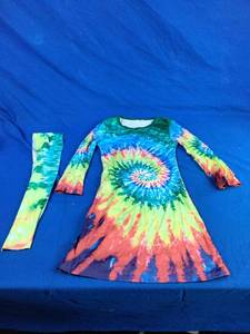 Besser Bay 1970s Hippie Halloween Costume Dress Size 120