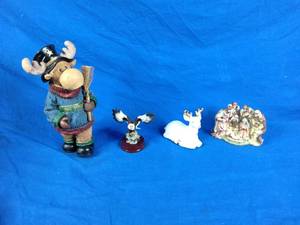 Home Decor Figurines Eagle, Nativity, Reindeer, Moose
