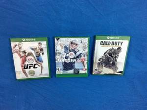 3 Xbox One Games UFC, NFL Madden 17, and Call of Duty Advanced Warfare