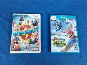 2 Wii Games Wipeout and Mario & Sonic at the Olympic Winter Games Sochi 2014