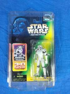 Star Wars - 1998 - Expanded Universe - Spacetrooper Figure - Collection 2 - With 3-D Play Scene - Collectible