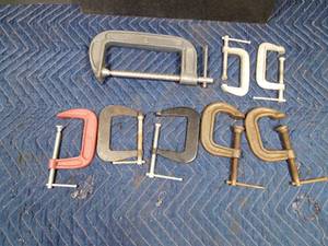 lot 51 image: 8 clamps