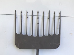 lot 161 image: Heavy Duty 9 Tine Fishing Spear