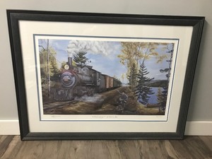 lot 201 image: Brian P. Nieminen Framed - Signed & Numbered Print - The GreetingThe Old Pee Dee 81500