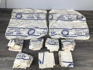 lot 219 image: 9 - Vintage Great Northern Railway Railroad Shop Rag Safety All Day Every