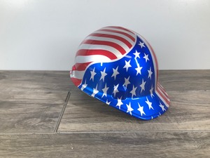 lot 231 image: American Flag Hard Hat by Jackson Products