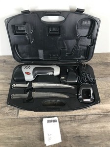 lot 233 image: Rapala Electric Fishing Fillet Knife in Case with 2 Batteries and Battery Charger