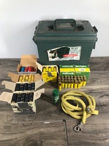 lot 234 image: Plastic Ammo Box - Shotgun Shells and More