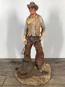 lot 284 image: Cowboy Statue