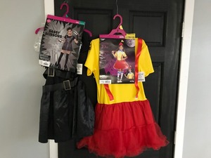 lot 314 image: 2 - Girl Halloween Costumes - Sizes in Description