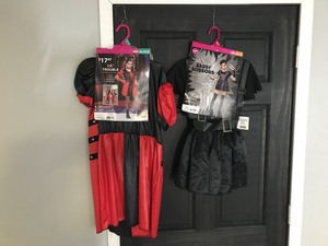 lot 315 image: 2 - Girl Halloween Costumes - Sizes are in description