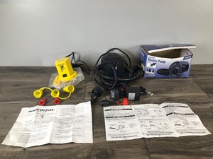 lot 354 image: Quick Fill Electric Air Pump & Airhead 12v DC Pump
