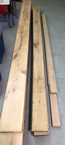 lot 356 image: 39 Planed 34 oak boards