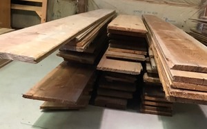 lot 357 image: Cedar tongue and groove boards