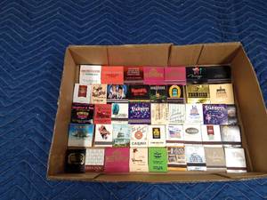 lot 98 image: Flat of advertised matchbooks
