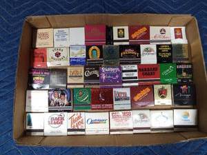 lot 94 image: Flat of matchbooks