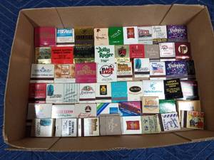 lot 96 image: Flat of advertised matchbooks