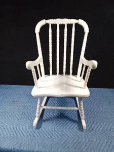 lot 73 image: Childs wood rocking chair