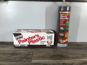 lot 364 image: 2 - Rolls of Plastic  - Both look like theyve never been used
