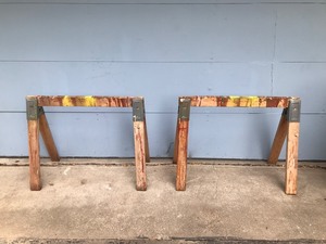lot 378 image: 2 - Wooden Saw Horses