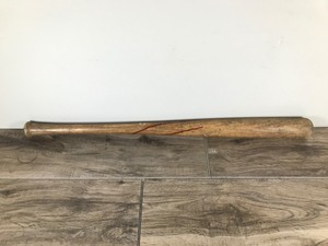 lot 426 image: Vintage Wooden Baseball Bat - Louisville Slugger 40-TC  Engraved Name Ty Cobb at End of Bat and the Number 34 at the top of Bat