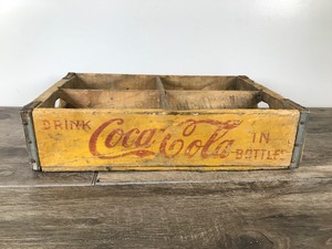 lot 437 image: Vintage Wooden Coca Cola Bottle Crate - For The Home - Humboldt, Iowa