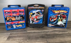 lot 444 image: 3 - Hot Wheels Carrying Cases For Die Cast Cars