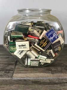 lot 448 image: Fish Bowl full of Collectible Matches