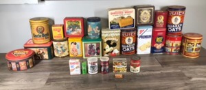 lot 590 image: Lot of Collectible Tins