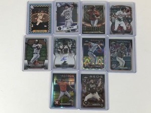 lot 648 image: Lot of 10 Baseball Cards all in Top Loaders - Gunnar Henderson - Paul McIntosh Auto - Sal Frelick and More