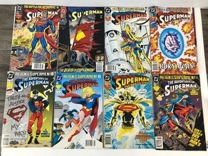 lot 672 image: 8 - Superman DC Comic Books