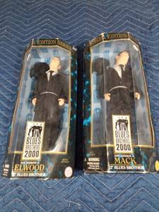 lot 470 image: 2 Blues Brothers special edition series dolls