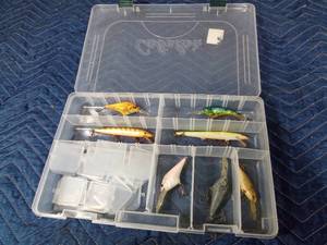 lot 134 image: Cabella Tackle box of tackle